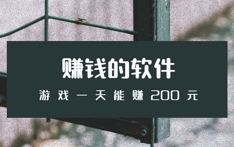 赚钱的软件游戏一天能赚200元 无广告